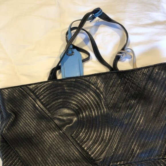 Reed Krakoff Black Leather Abstract Tote - Picture 8 of 8